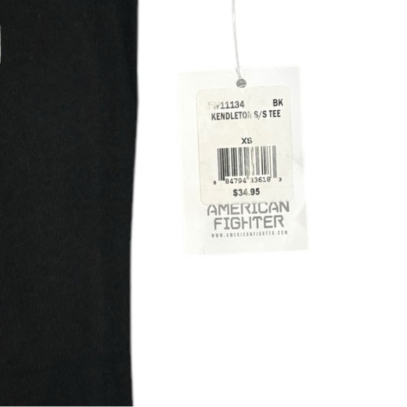 NWT American Fighter Red White Blue Kendleton Tee Short Size XS - Picture 3 of 9